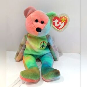 TY beanie babie. Peace bear. Retired. Excellent condition. Other TY available.